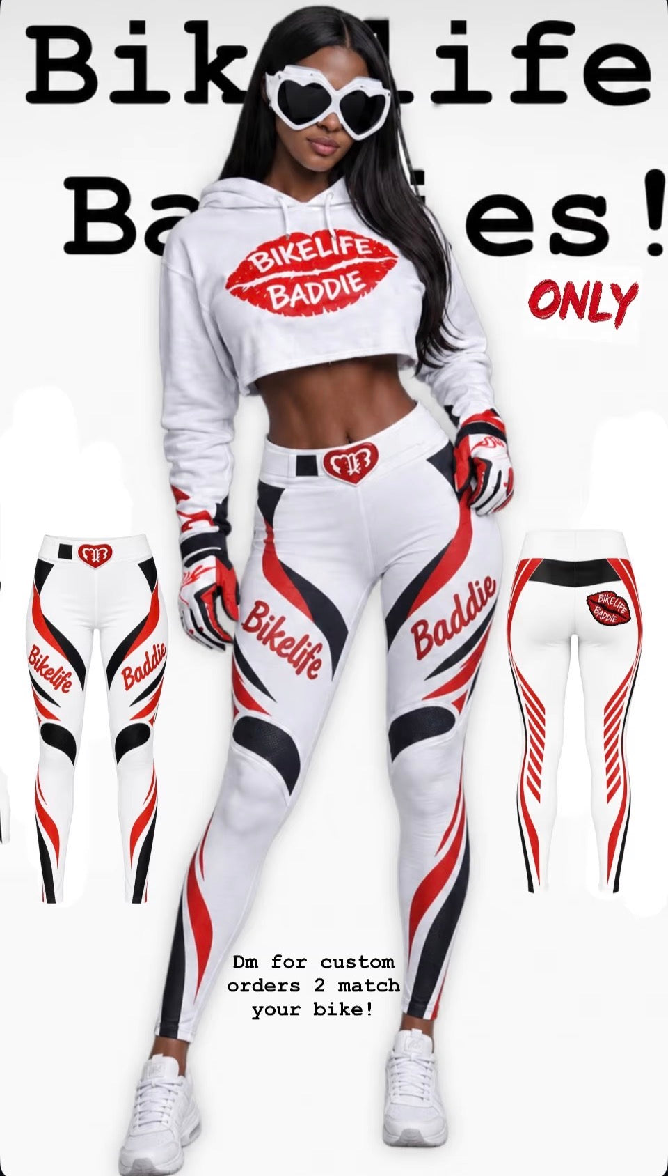 Bikelife Baddie leggins