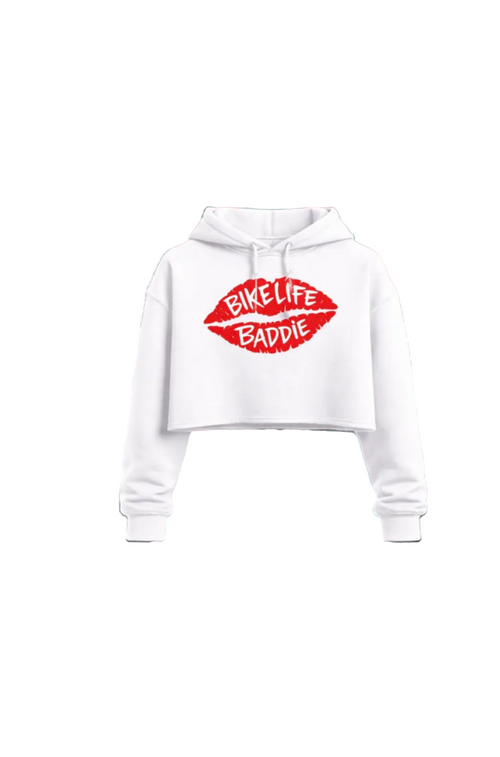 BIKELIFE BADDIE (cute&tuff) crop hoody