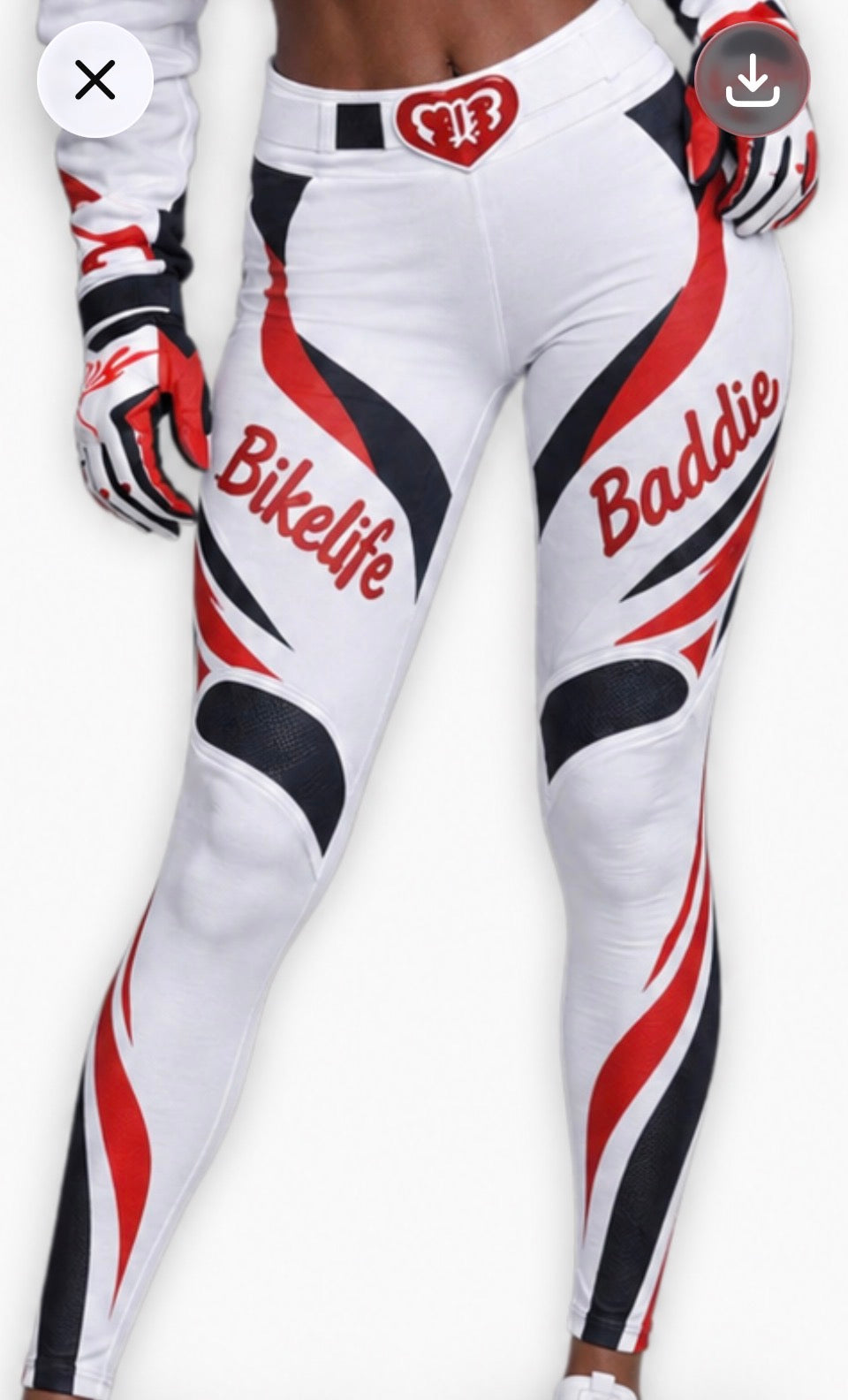 Bikelife Baddie leggins